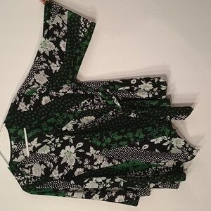 Cato faux wrap shirt